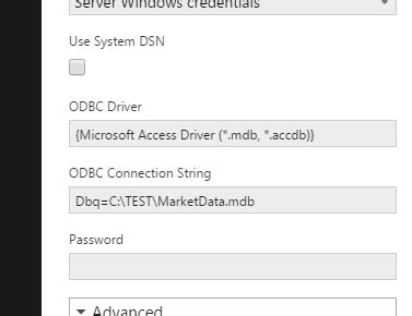 ConnectionString for connecting to Office 365 ODBC driver.